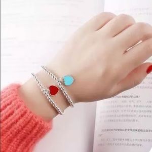 Please Return to 925 Beaded Real Silver Bracelet